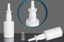 Μπουκάλι πλαστικό 50 ml με σπρέι ψεκασμού μύτης Μπουκάλι πλαστικό 50 ml με σπρέι ψεκασμού μύτης