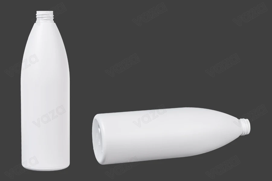 Weiße Kunststoffflasche 500 ml PP 24-εικόνα_διαστάσεις