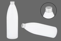 Weiße Kunststoffflasche 500 ml PP 24 Weiße Kunststoffflasche 500 ml PP 24