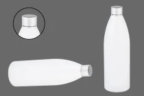 Weiße Kunststoffflasche 500 ml PP 24 Weiße Kunststoffflasche 500 ml PP 24