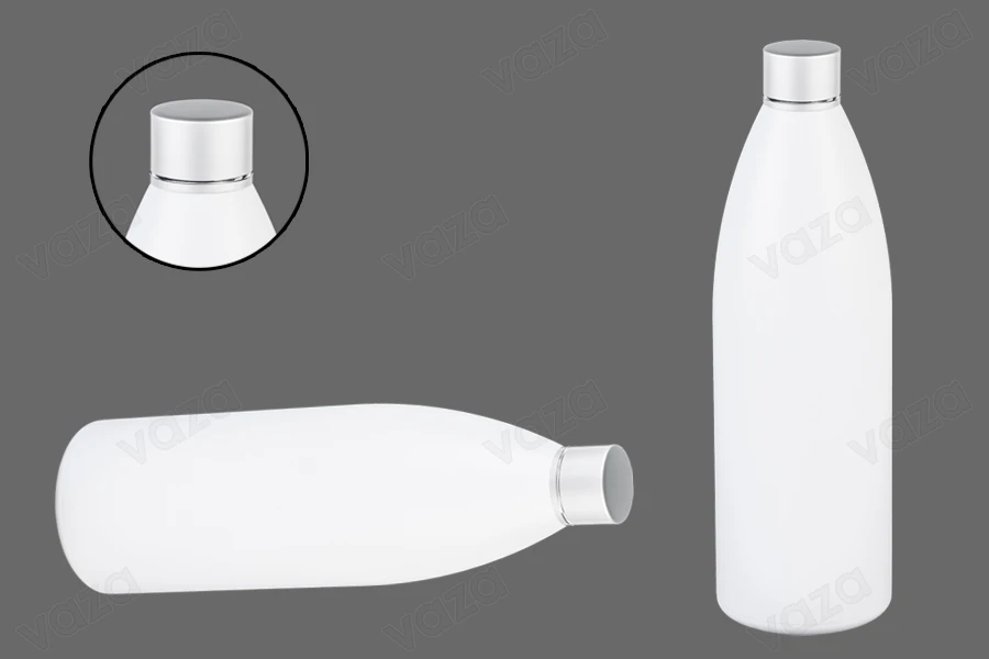 Weiße Kunststoffflasche 500 ml PP 24-εικόνα_σύνθεση