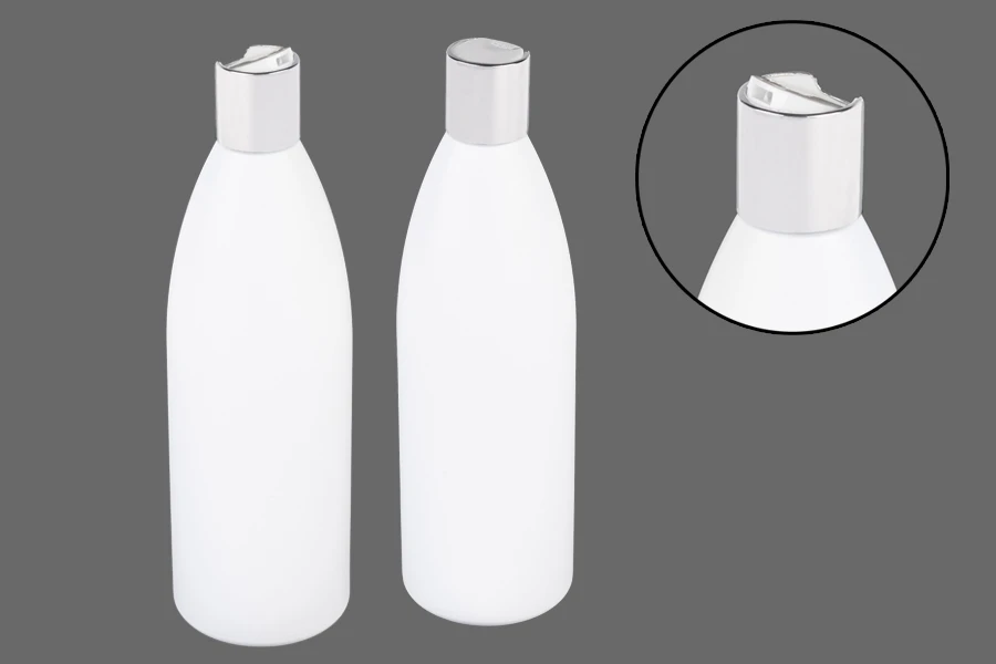 Weiße Kunststoffflasche 500 ml PP 24 Weiße Kunststoffflasche 500 ml PP 24