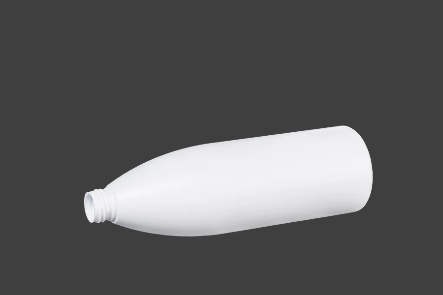 Weiße Kunststoffflasche 500 ml PP 24 Weiße Kunststoffflasche 500 ml PP 24