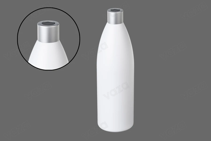 Weiße Kunststoffflasche 500 ml PP 24-εικόνα_σύνθεση