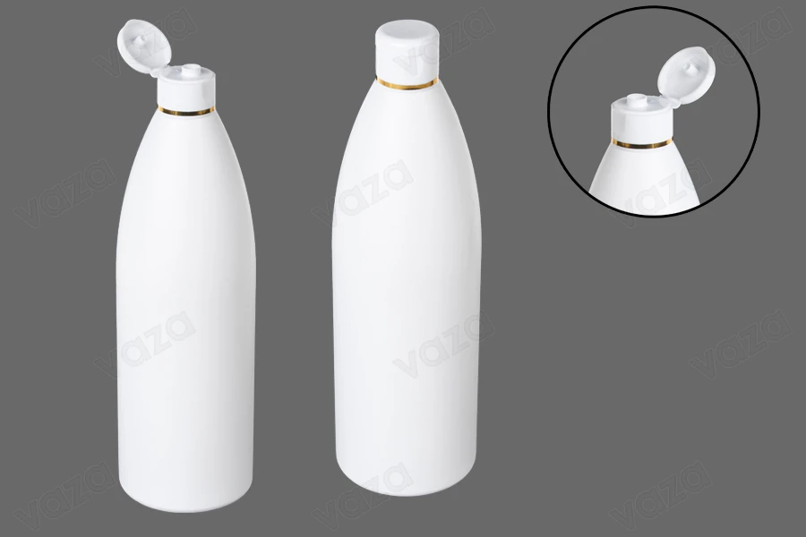 Weiße Kunststoffflasche 500 ml PP 24-εικόνα_σύνθεση