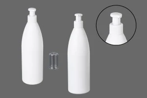 Μπουκάλι λευκό πλαστικό 500 ml PP 24-10