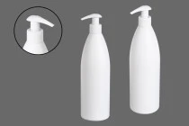 Weiße Kunststoffflasche 500 ml PP 24 Weiße Kunststoffflasche 500 ml PP 24