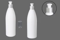 Weiße Kunststoffflasche 500 ml PP 24 Weiße Kunststoffflasche 500 ml PP 24