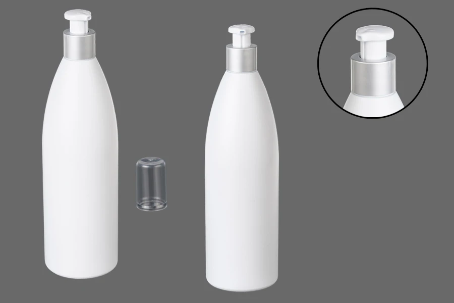 Weiße Kunststoffflasche 500 ml PP 24 Weiße Kunststoffflasche 500 ml PP 24