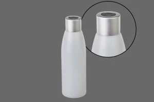 Μπουκάλι ημιδιάφανο πλαστικό 125 ml PP 24-13
