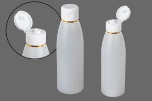 Μπουκάλι ημιδιάφανο πλαστικό 125 ml PP 24-12