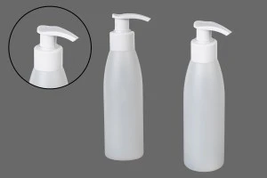 Μπουκάλι ημιδιάφανο πλαστικό 125 ml PP 24-10