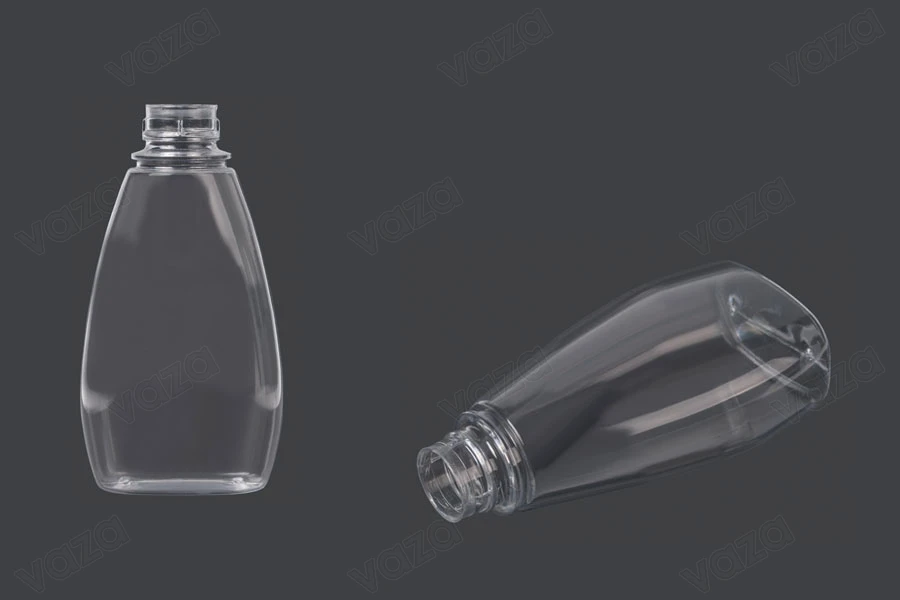 Μπουκάλι πλαστικό διάφανο 350 ml για κέτσαπ, μουστάρδα, μέλι-