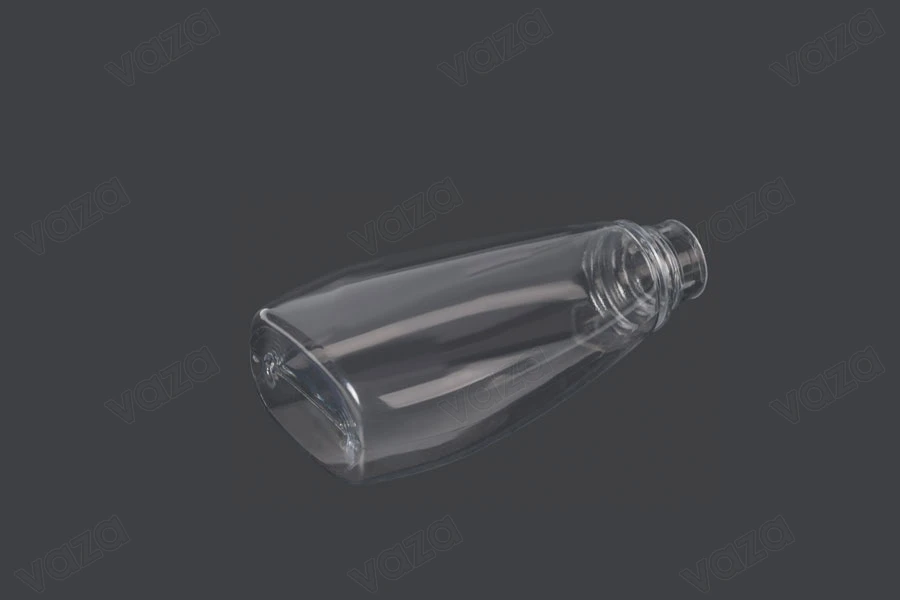 Μπουκάλι πλαστικό διάφανο 350 ml για κέτσαπ, μουστάρδα, μέλι-εικόνα_σύνθεση