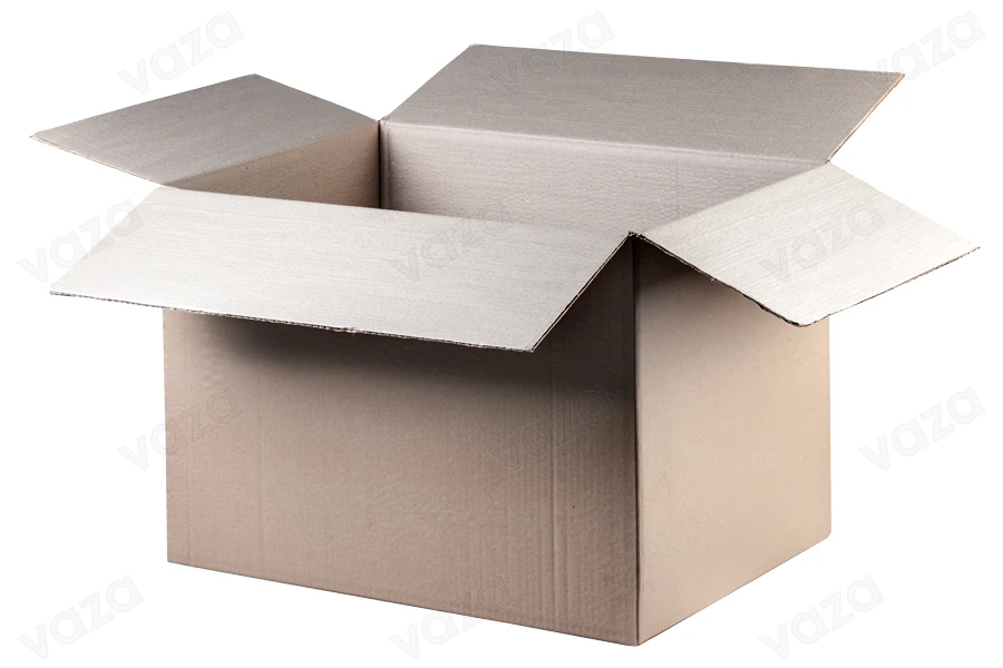 Carton 60x40x40 cm brown 3-sheet (for 48 bottles 750ml) - 15 pcs-εικόνα_προϊοντική