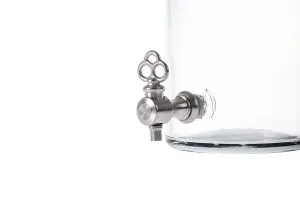 Flacon en verre 1000 ml pour parfums avec support pour robinet (choisir le robinet parmi les accessoires)*-5