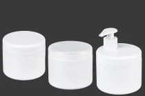 Βαζάκι πλαστικό 500 ml λευκό ή διάφανο χωρίς καπάκι Βαζάκι πλαστικό 500 ml λευκό ή διάφανο χωρίς καπάκι