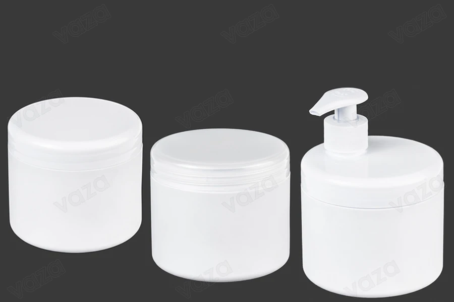 Βαζάκι πλαστικό 500 ml λευκό ή διάφανο χωρίς καπάκι Βαζάκι πλαστικό 500 ml λευκό ή διάφανο χωρίς καπάκι-εικόνα_σύνθεση