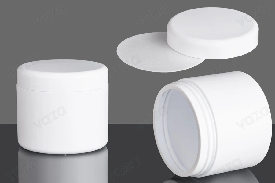 Βαζάκι πλαστικό 500 ml λευκό ή διάφανο χωρίς καπάκι Βαζάκι πλαστικό 500 ml λευκό ή διάφανο χωρίς καπάκι-εικόνα_σύνθεση