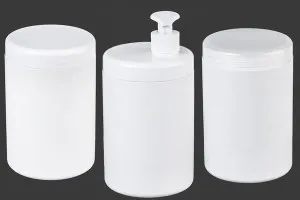 Barattolo di plastica bianca da 1000 ml.-3