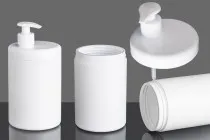 Βαζάκι πλαστικό λευκό 1000 ml - 12 τμχ