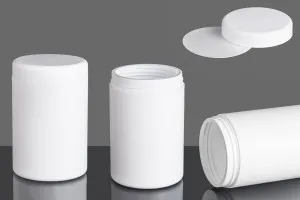 Barattolo di plastica bianca da 1000 ml.-5