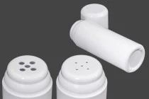 Kunststoffflasche 100 ml für Talkpuder ohne Deckel Kunststoffflasche 100 ml für Talkpuder ohne Deckel