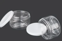 180ml plastic jar with white snap-on lid 180ml plastic jar with white snap-on lid