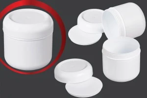 100ml white plastic jar with sealing disc-1