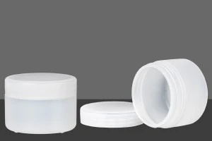 Βάζο πλαστικό 100 ml ''γαλακτερό"-1