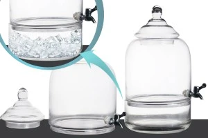 Barattolo da decorare con coperchio, rubinetto e portaghiaccio - 9 litri-εικόνα_προϊοντική