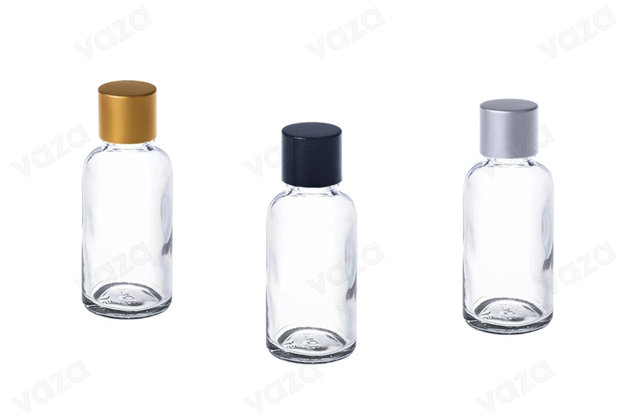 Elegant aluminum cap (UV) - PP18 - with liner in various colors (MAT)-image_group