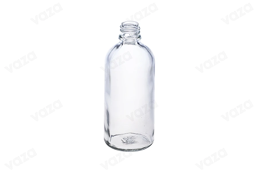 Petite bouteille en verre, transparente pour huile d’olive de 100 ml Petite bouteille en verre, transparente pour huile d’olive de 100 ml-εικόνα_διαστάσεις