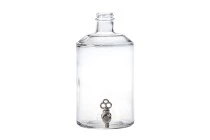 Flacon en verre 1000 ml pour parfums avec support pour robinet (choisir le robinet parmi les accessoires)*