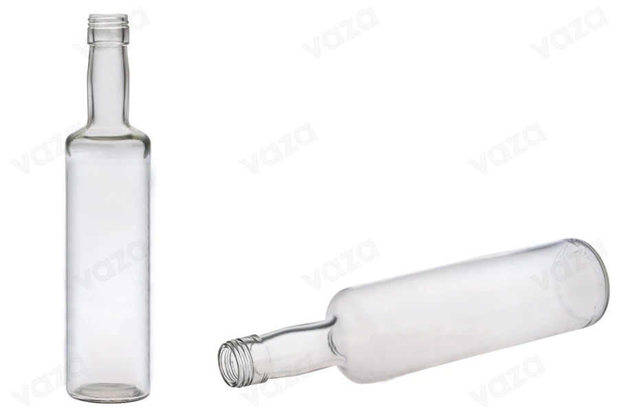 Μπουκάλι γυάλινο διάφανο 500ml (PP 31.5) - 28 τμχ-εικόνα_προϊοντική