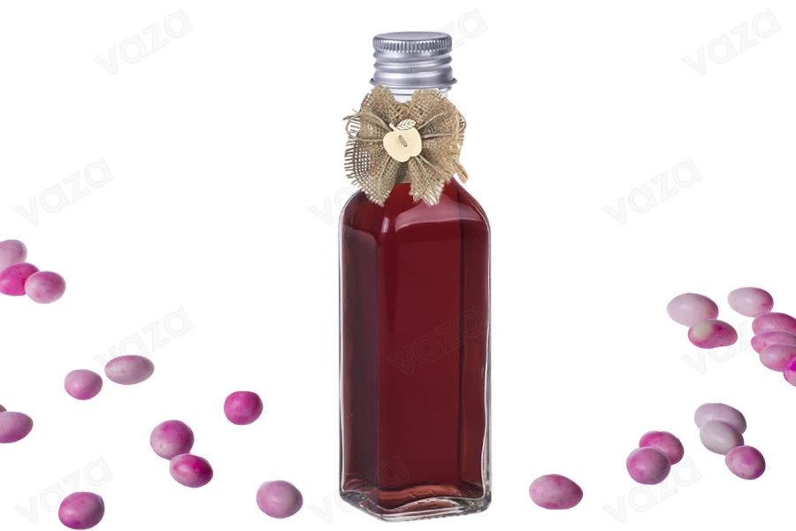 Μπομπονιέρα μπουκαλάκι 100 ml για γάμο και βάπτιση (PP 24) *-εικόνα_σύνθεση