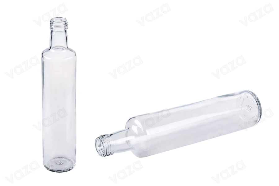 Μπουκάλι για ελαιόλαδο και ξύδι 500 ml Dorica διάφανο (PP 31.5) - 30 τμχ-εικόνα_προϊοντική