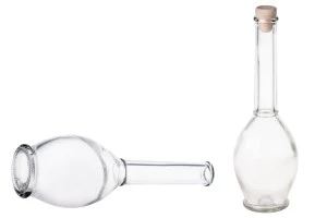 Σφαιρικό μπουκάλι για ποτά 200 ml με φελλό Φ15,5-3