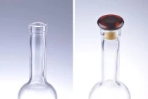 Μπουκάλι για κρασί γυάλινο διάφανο leggera 750 ml Μπουκάλι για κρασί γυάλινο διάφανο leggera 750 ml