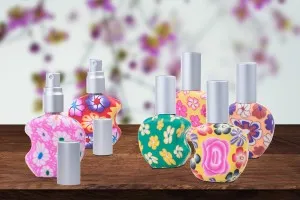 10ml apple shaped fimo perfume bottle-1