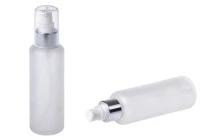 Γυάλινο μπουκάλι αμμοβολής 100 ml για κρέμες και έλαια PP 24