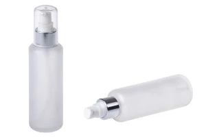 100ml frosted glass bottle for creams and oils with PP24 finish-5