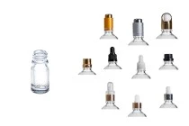 Γυάλινο μπουκαλάκι για αιθέρια έλαια 5 ml διάφανο με στόμιο PP18 Γυάλινο μπουκαλάκι για αιθέρια έλαια 5 ml διάφανο με στόμιο PP18