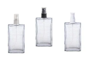 Bottiglia di vetro sagomato per profumi da 90 ml (18/415).-11