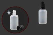 Liquidflaschen 50ml mit schwarzen CRC Verschluss Liquidflaschen 50ml mit schwarzen CRC Verschluss