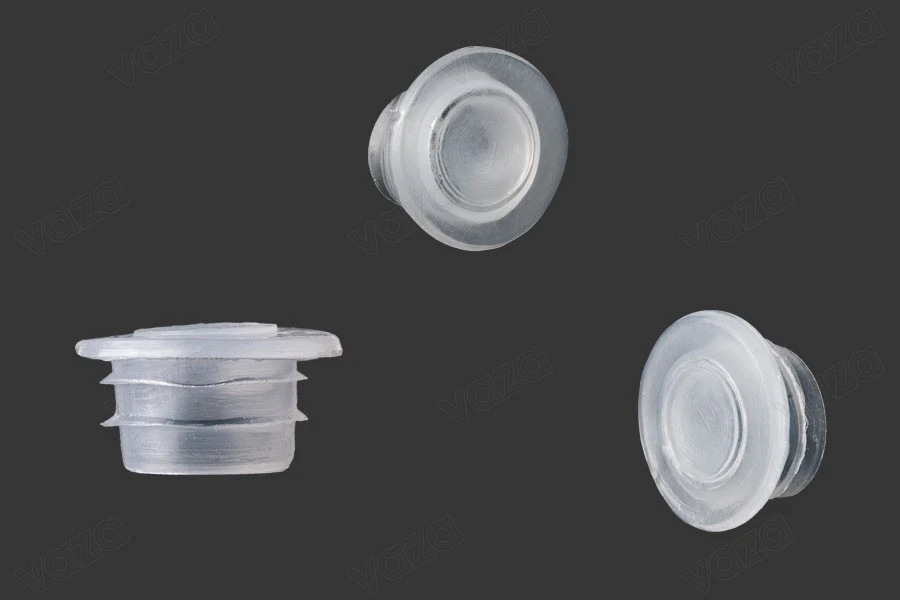 Plastischer, transparenter Stöpfel für ätherische Ölflaschen Plastischer, transparenter Stöpfel für ätherische Ölflaschen-produktbild