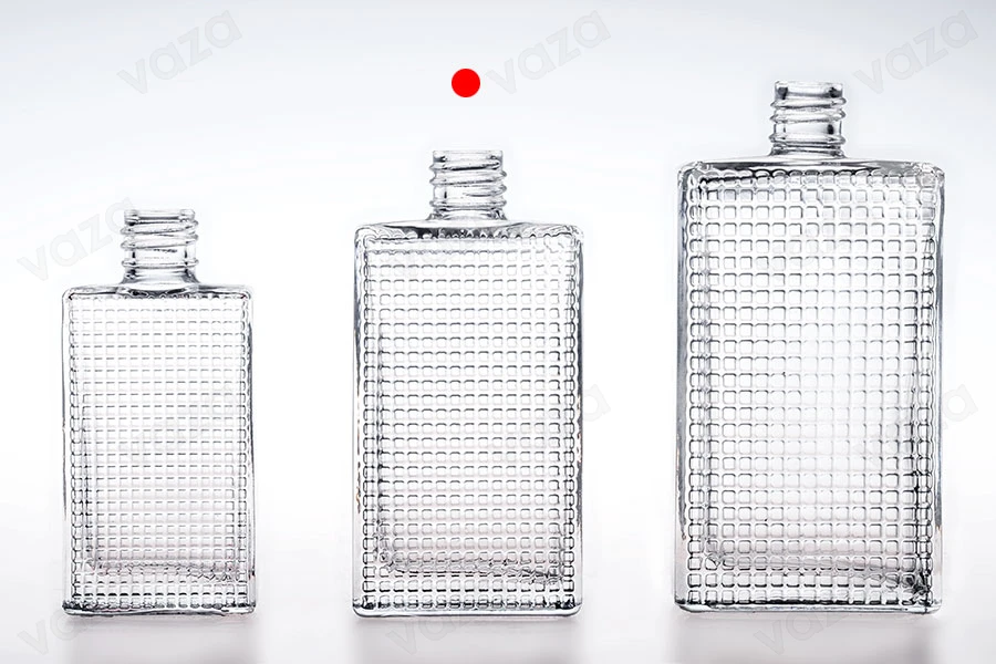 50ml grid glass pineapple texture perfume bottle (18/415)-image_group