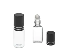 Flacon roll-on en verre de 5 ml en différentes couleurs-6