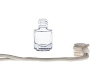 Μπουκαλάκι για αρωματικό αυτοκινήτων 4 ml κυλινδρικό με ξύλινο καπάκι και τάπα - 25 τμχ