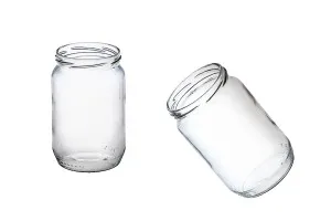 Pot en verre de forme cylindrique 720 ml - pour 1 kg de miel * - 50 pcs-1